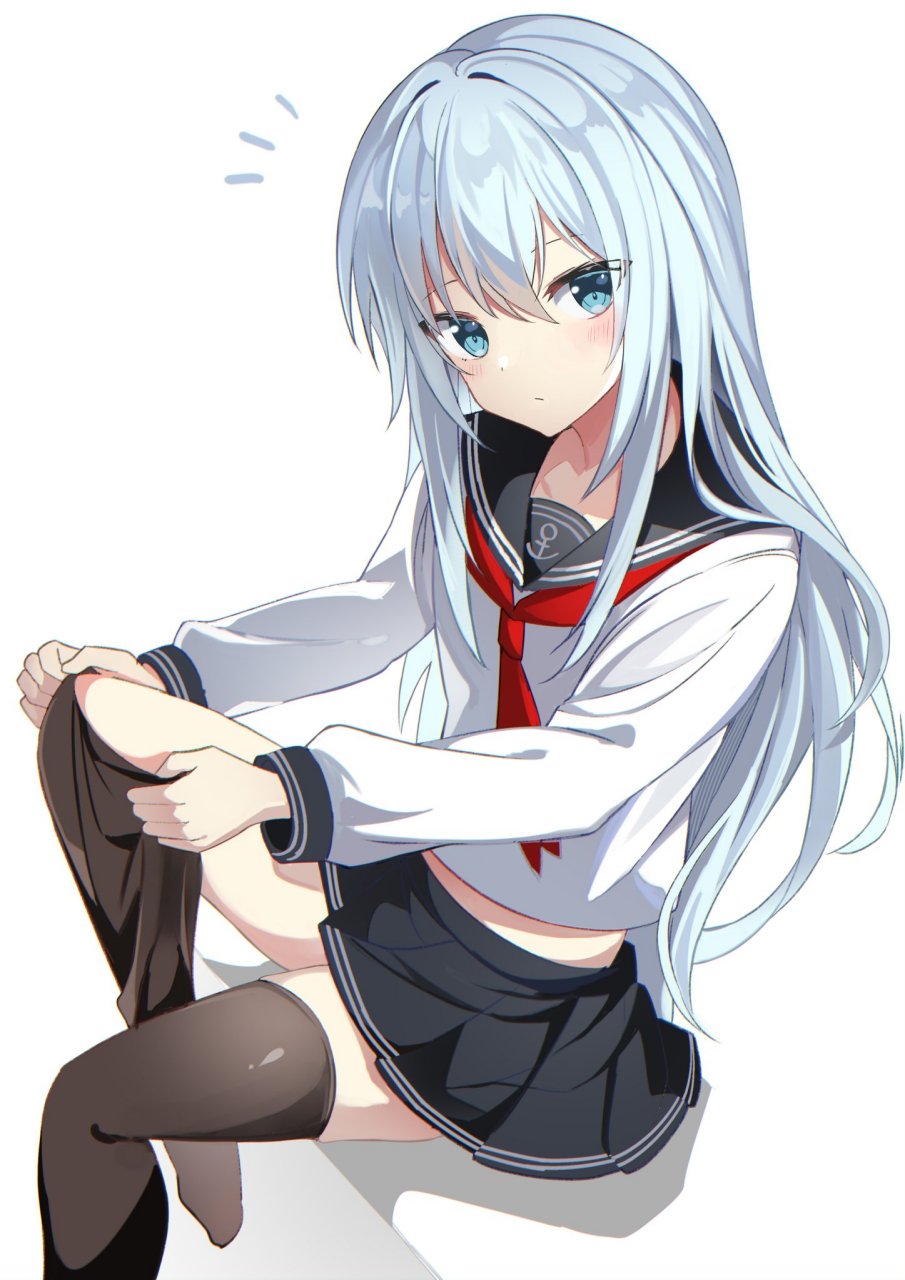 二次元# "穿丝袜有什么好看的?" twi:ひろ