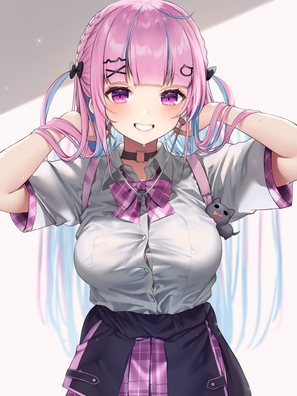 虚拟主播# #二次元# 穿上制服的凑阿库娅,我有个大胆的想法…[二哈]