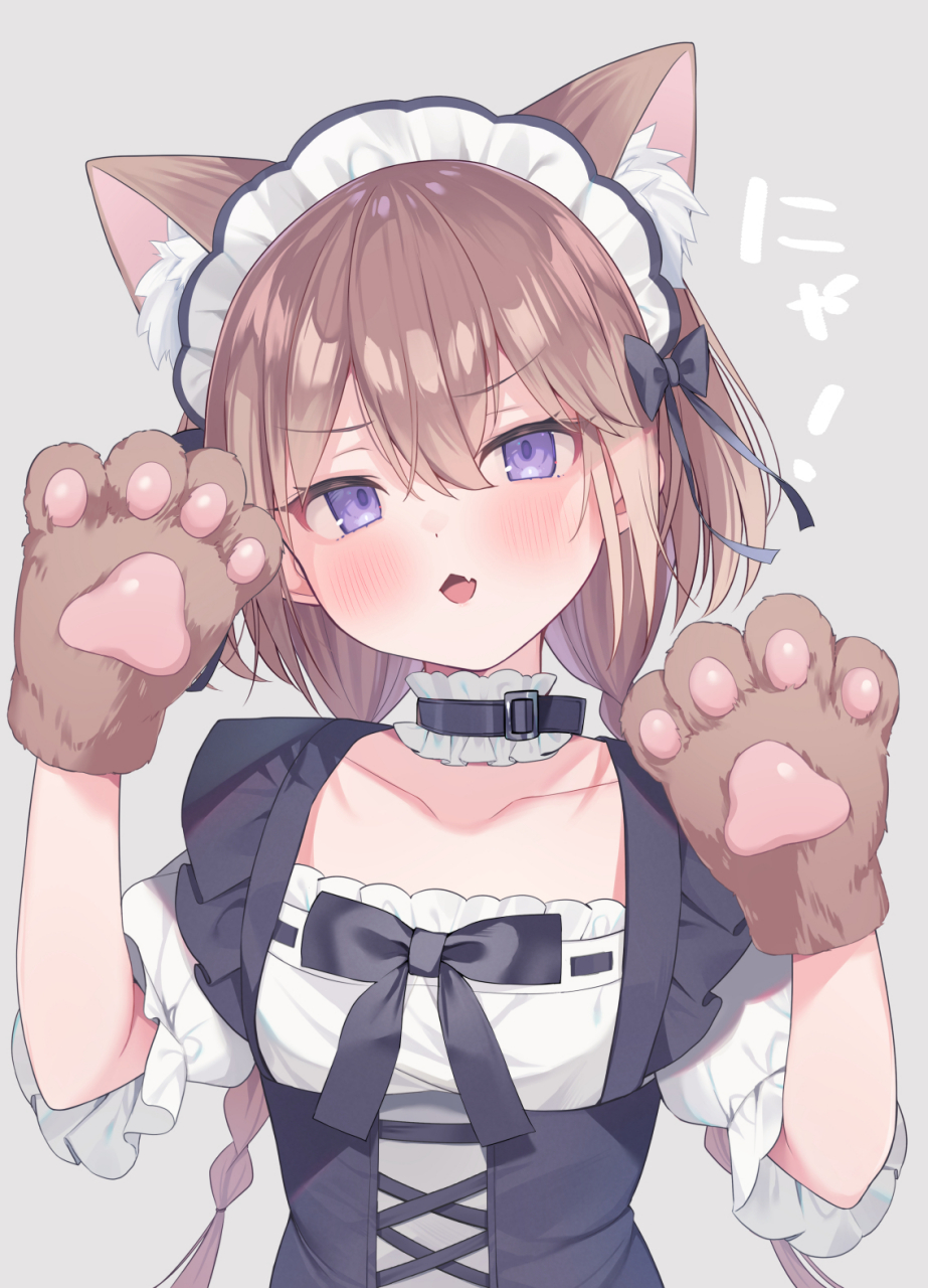 二次元# 猫耳女仆妹妹太可爱了,欧尼酱很喜欢[三哈]twi:海老原べい吵