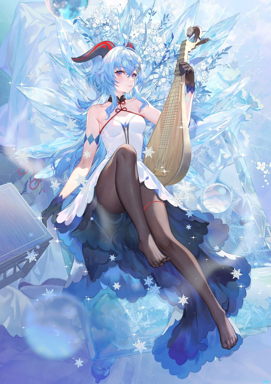 atdan老师画的甘雨,黑丝太赞了[期待]#原神