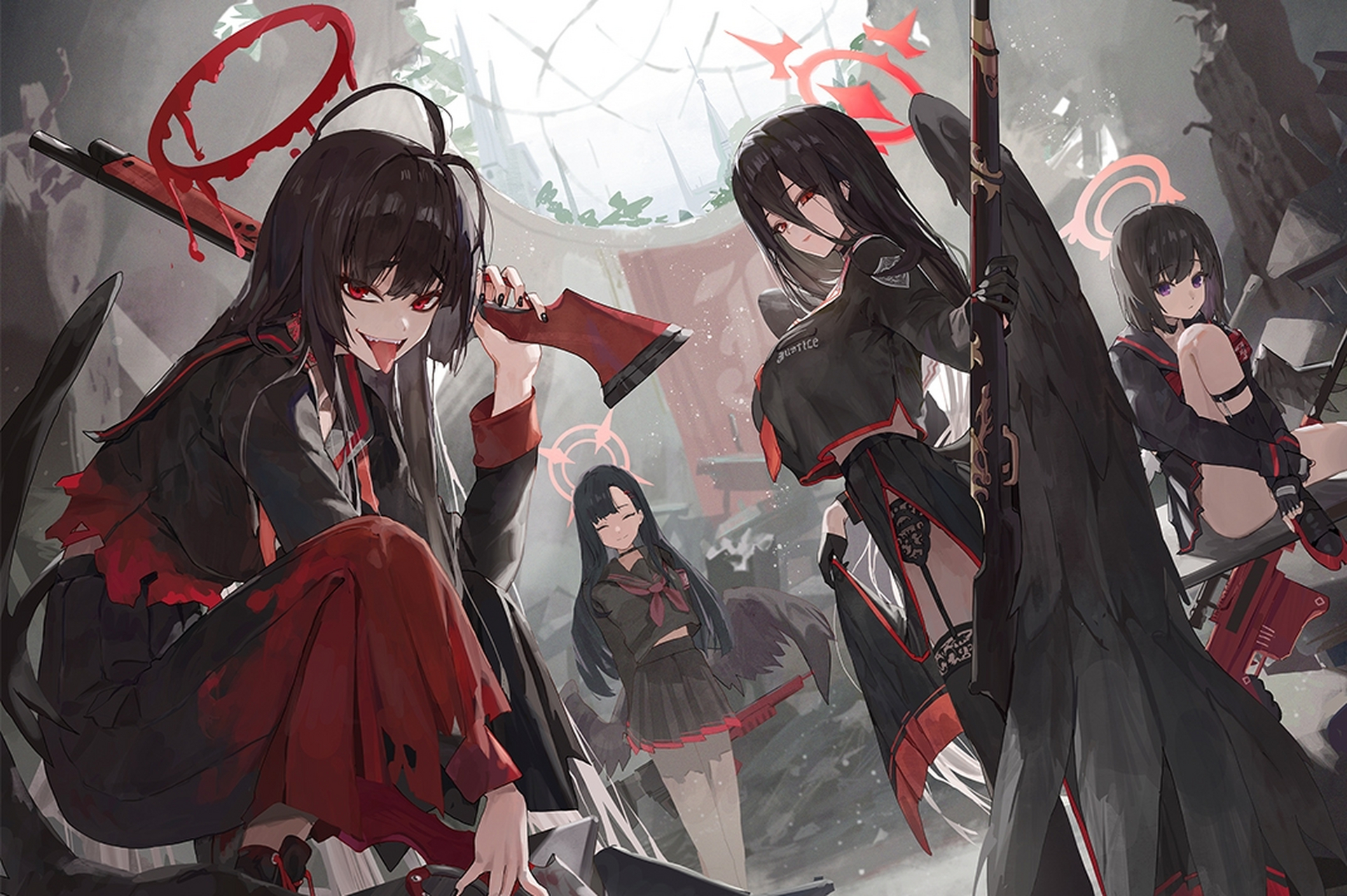 二次元# #碧蓝档案# 正义实现委员会,人设差异太大了吧[三哈]