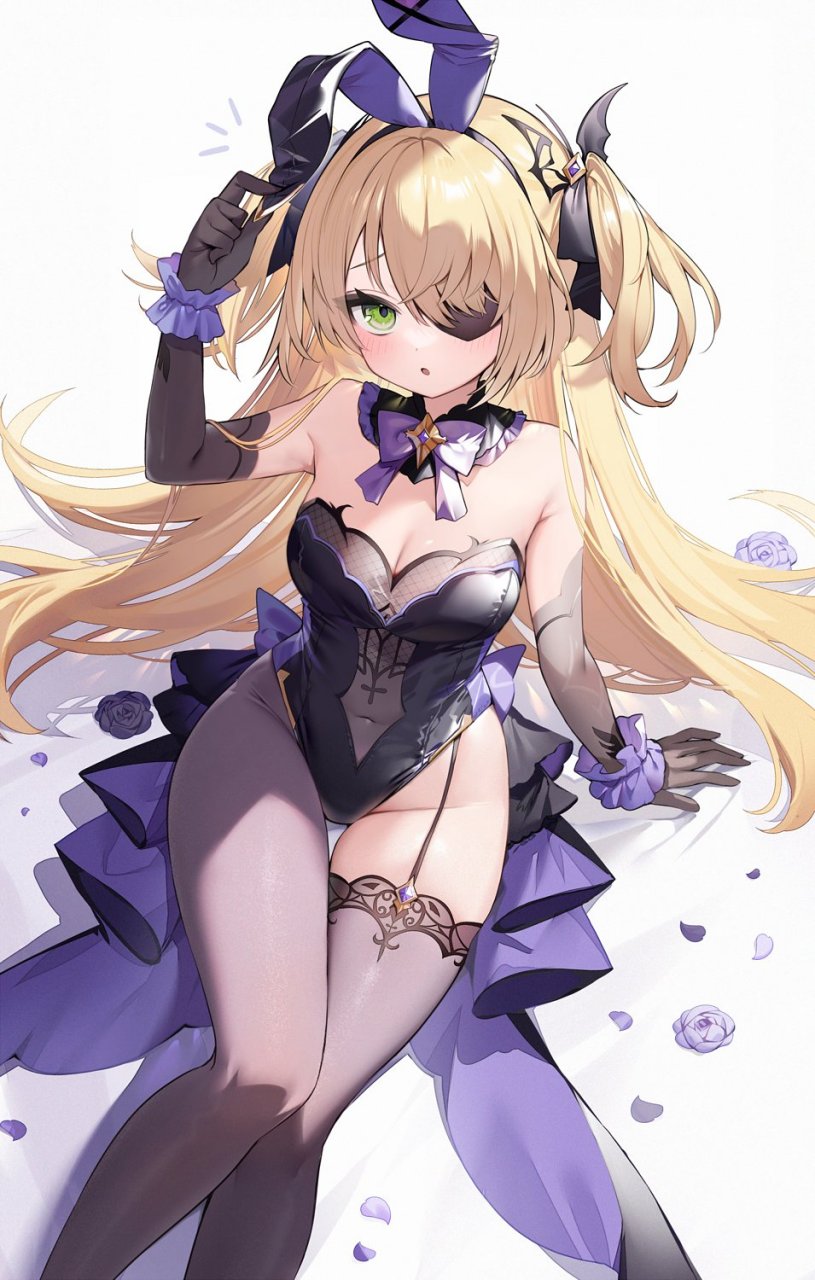 二次元# #原神# 兔女郎小艾咪,这谁能忍住不心动啊[二哈]