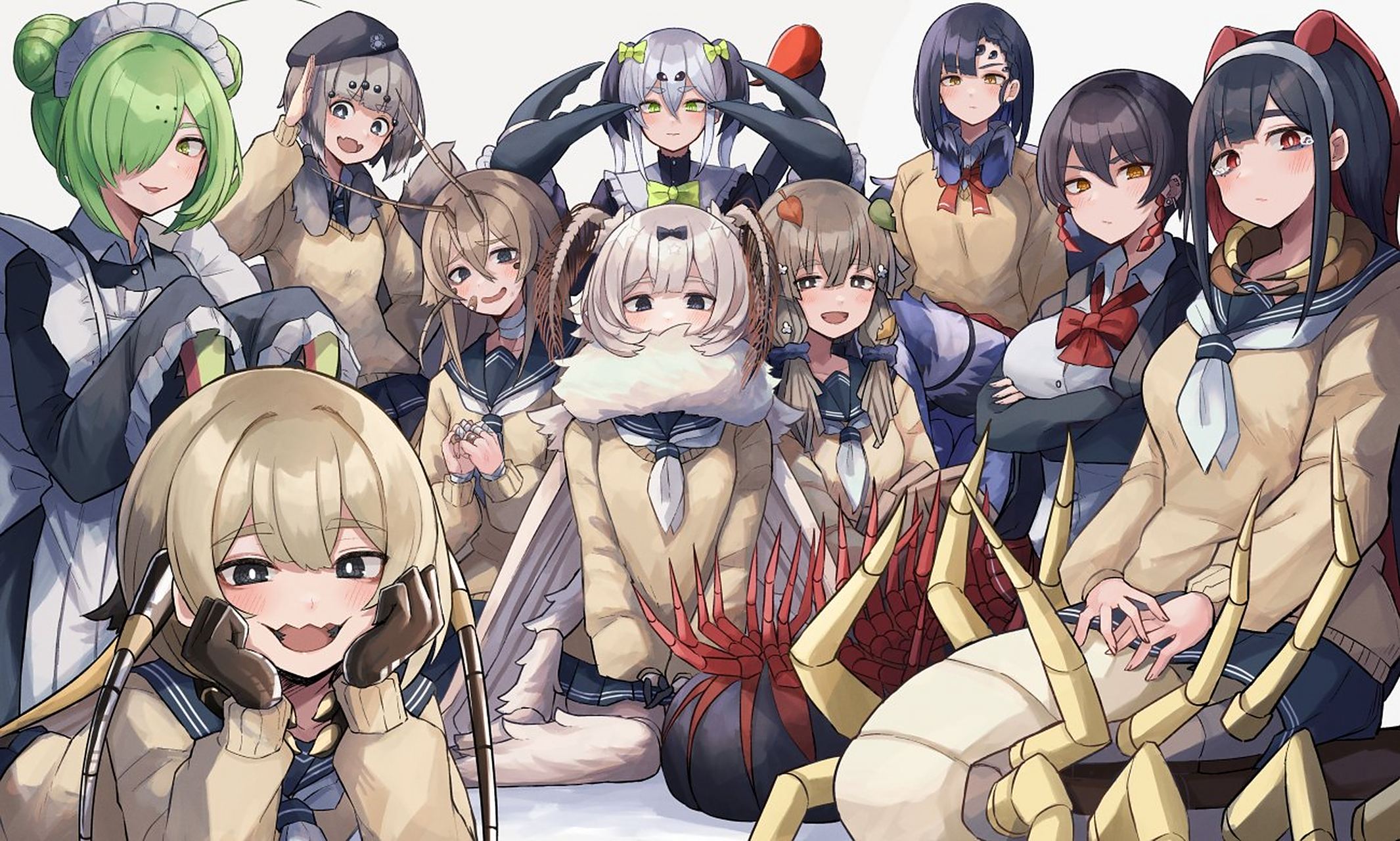 当常见的虫子被萌娘化,你心动了吗?[滑稽]#二次元