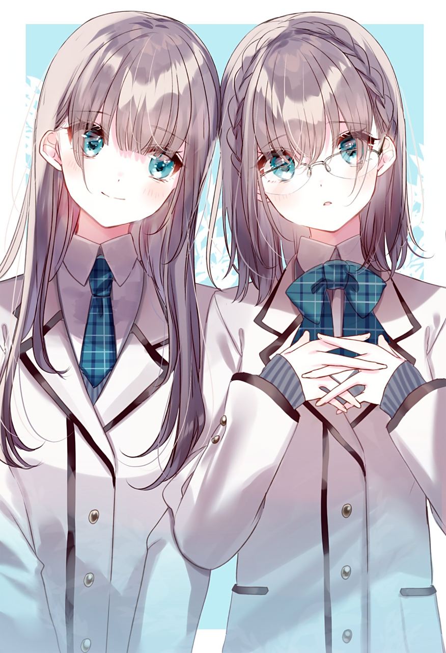 双胞胎姐妹,气质截然不同啊[三哈]