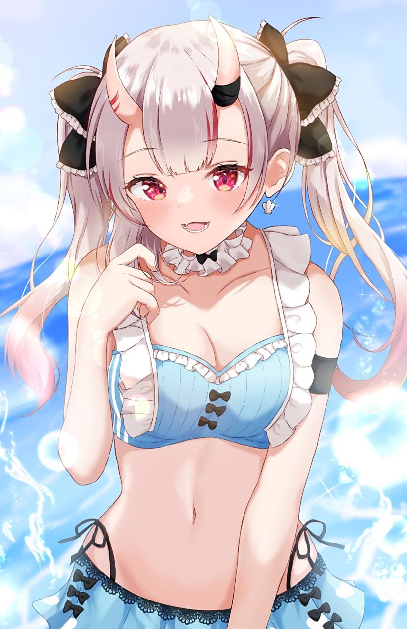 穿上泳装的百鬼绫目,平时真的深藏不露啊[三哈]#虚拟主播