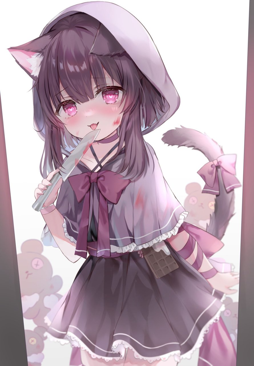 二次元# 病娇小兽娘,这谁顶得住啊[额]