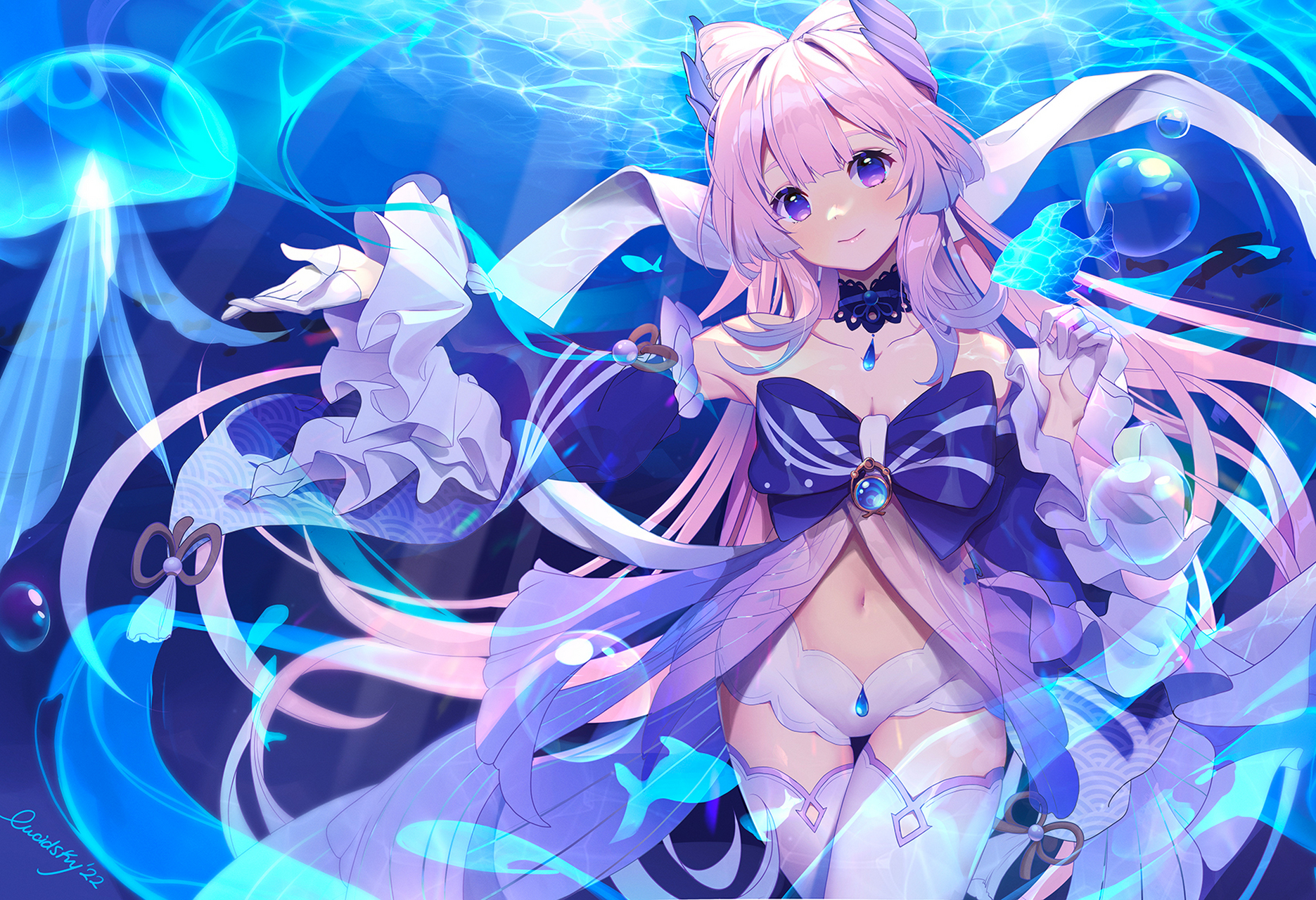 珊瑚宫心海 画师:lucidsky