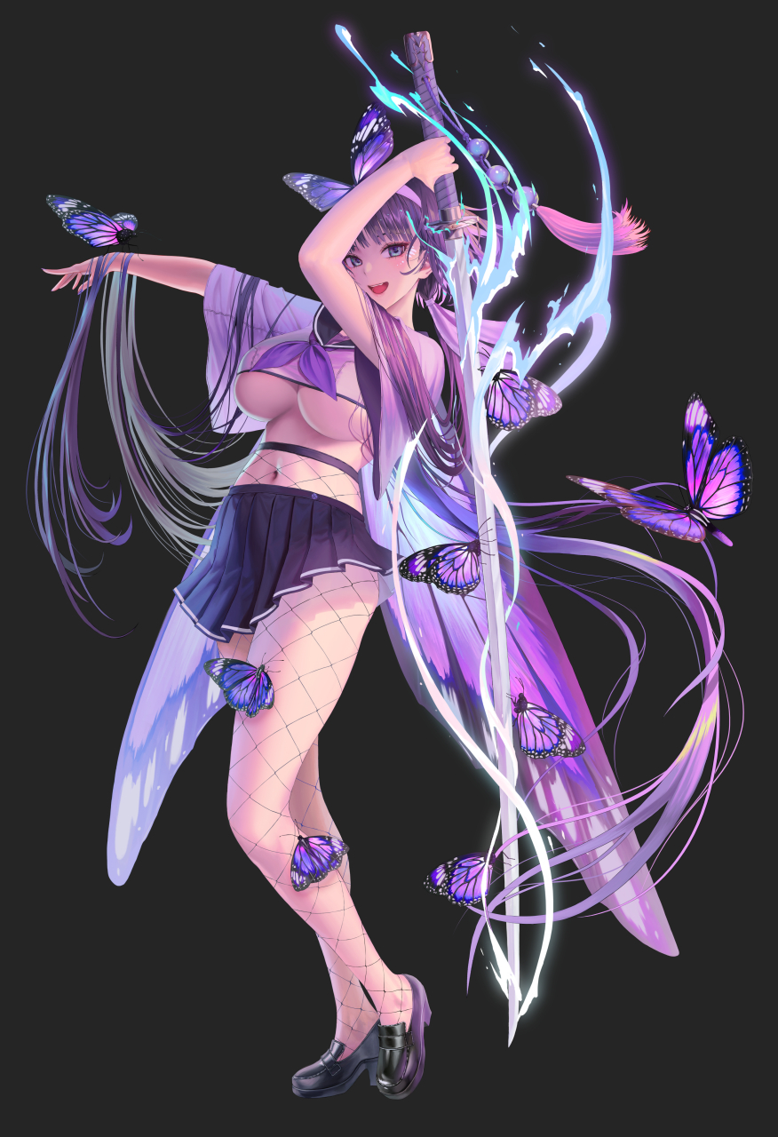 二次元# 渔网袜配水手服,这谁顶得住啊[滑稽]