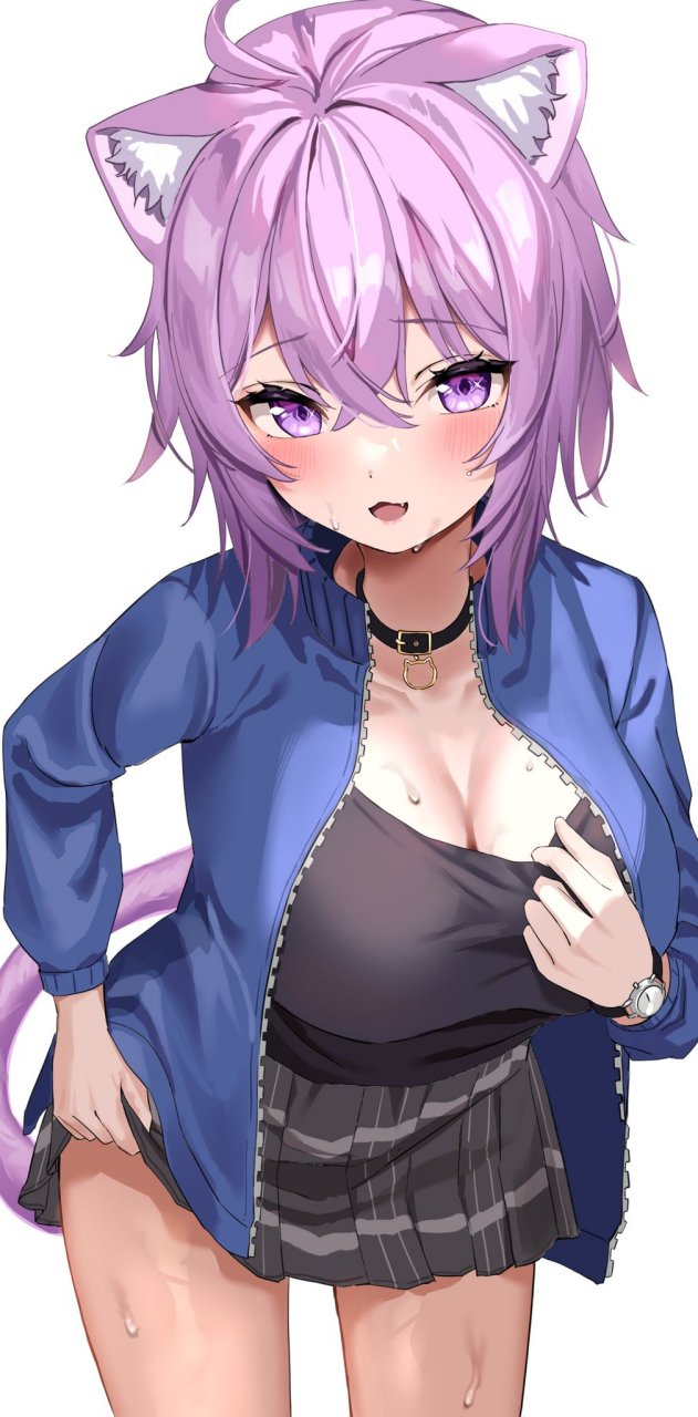 #二次元# #虚拟主播# 非常怕热的兽娘,建议去我家吹空调[三哈]