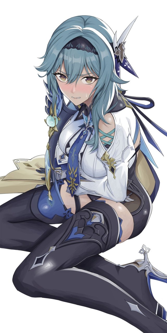 二次元# #原神# 战败的浪花骑士优菈:"咕…杀了我吧!"[滑稽]