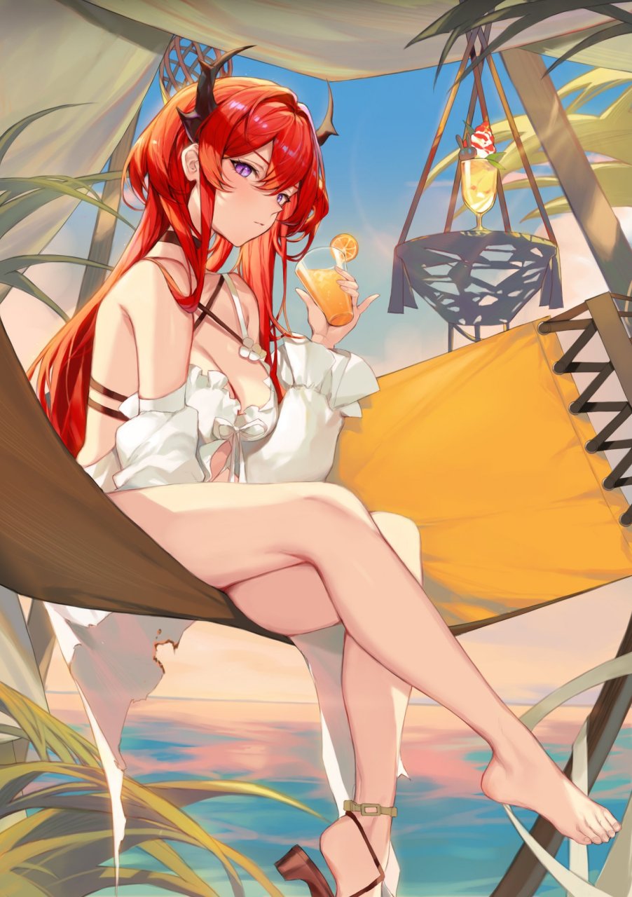 明日方舟# 泳装少女