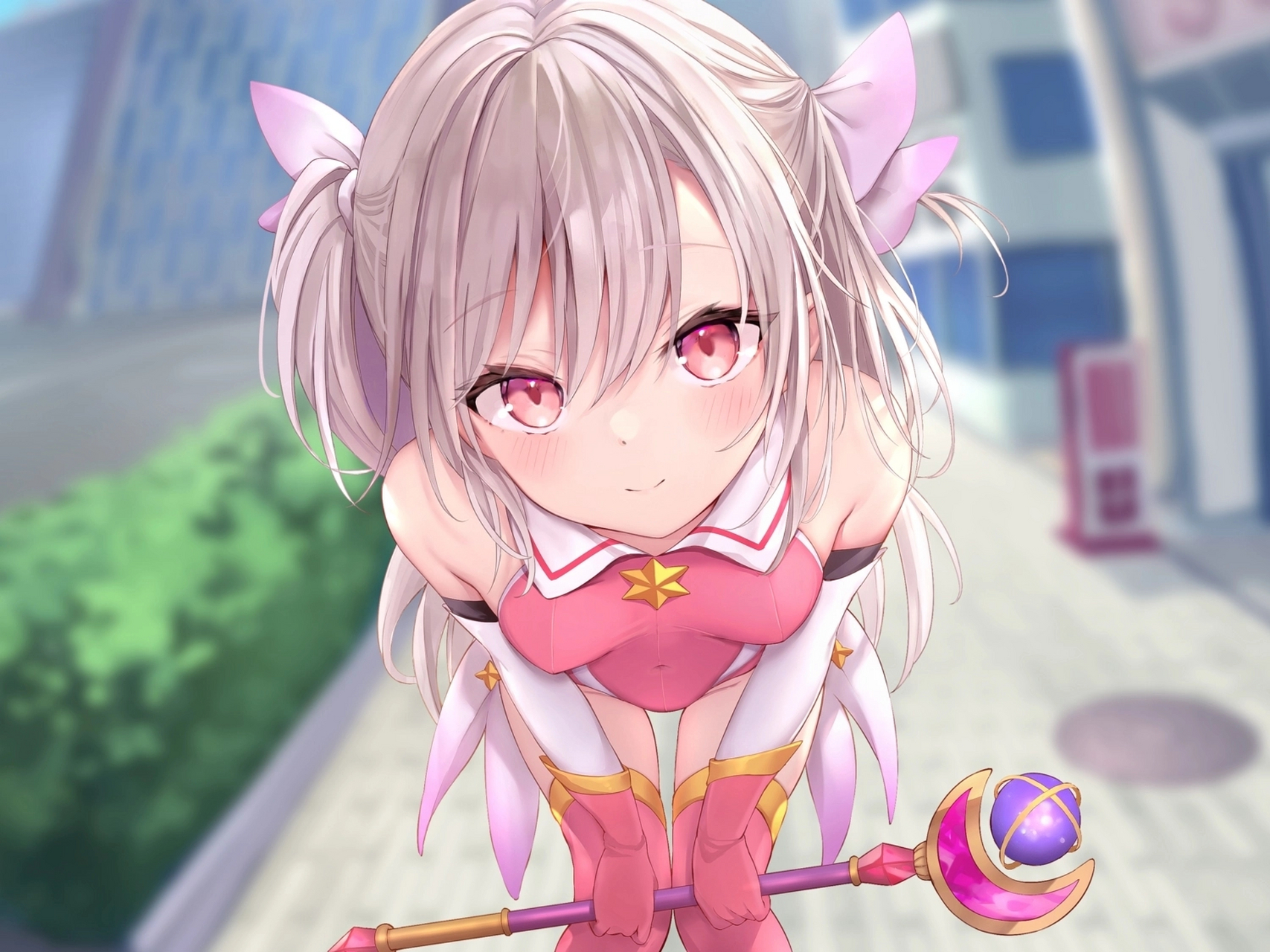被可爱的魔法少女这样看着,谁顶得住啊[滑稽]#二次元