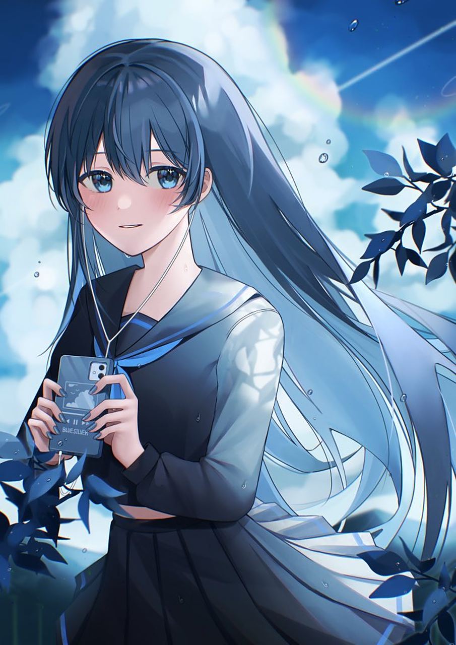 水手服少女 画师:ねるあ