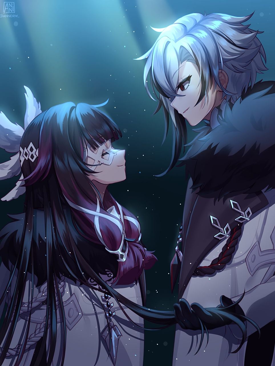 少女与仆人 画师:anni