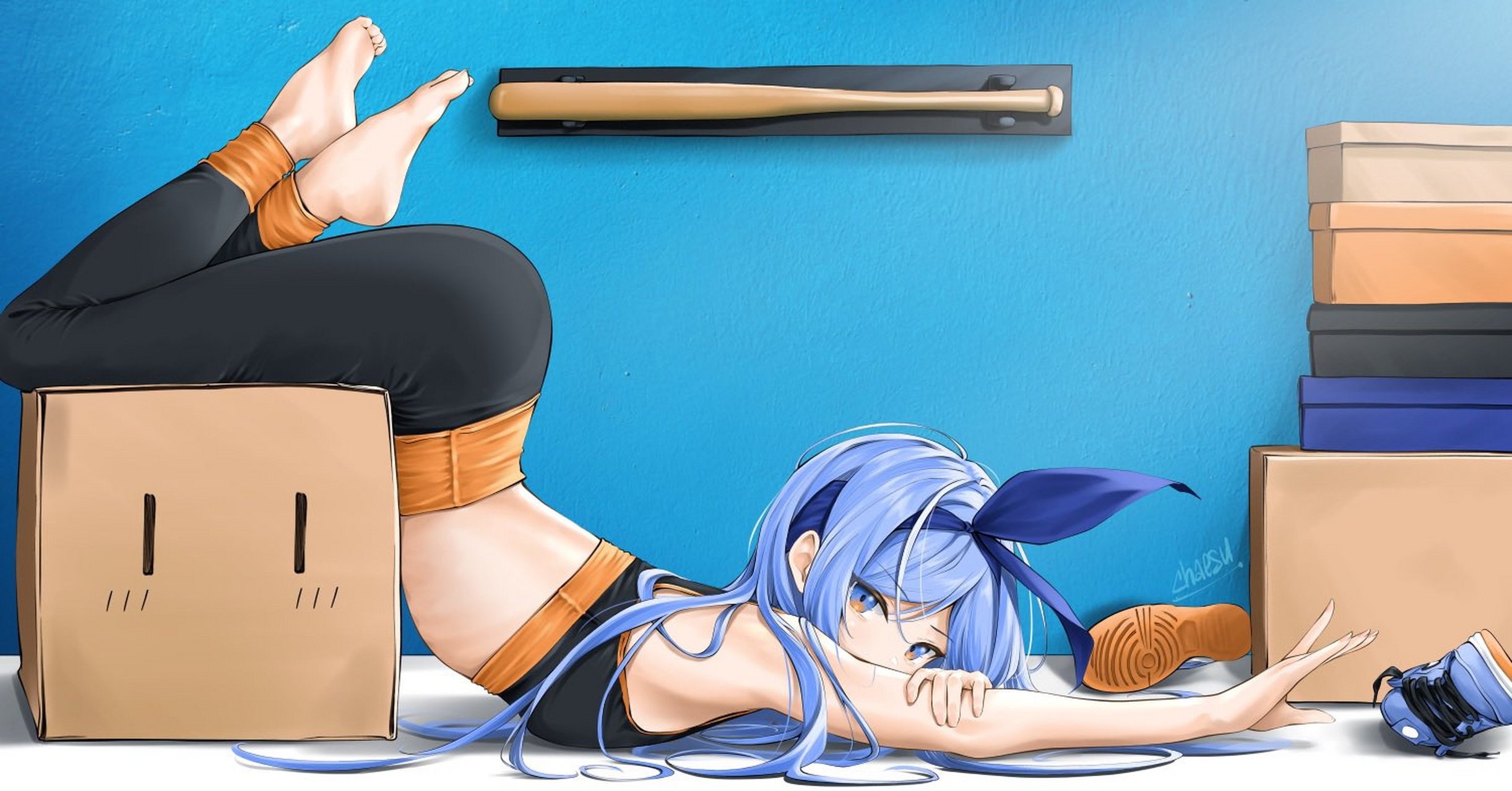 二次元# 柔韧性真好啊[滑稽]