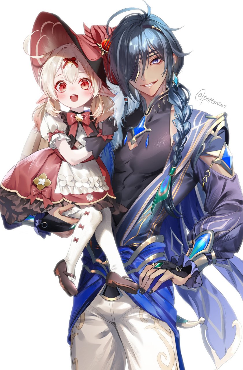 原神# #二次元# 怎么能单手抱可莉呢?太危险了,快点让我来[滑稽]