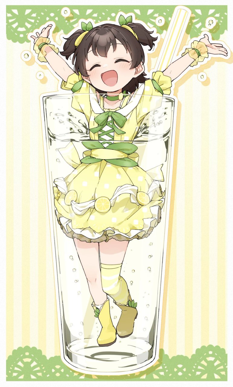 二次元# 看起来很好喝的样子,我先干为敬[舔屏] twi:日下氏