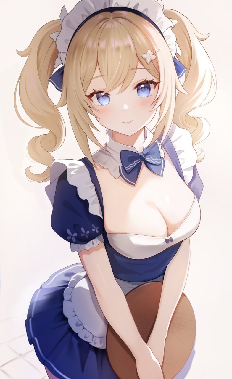 原神# 女仆芭芭拉,冲鸭![期待] twi:nasii
