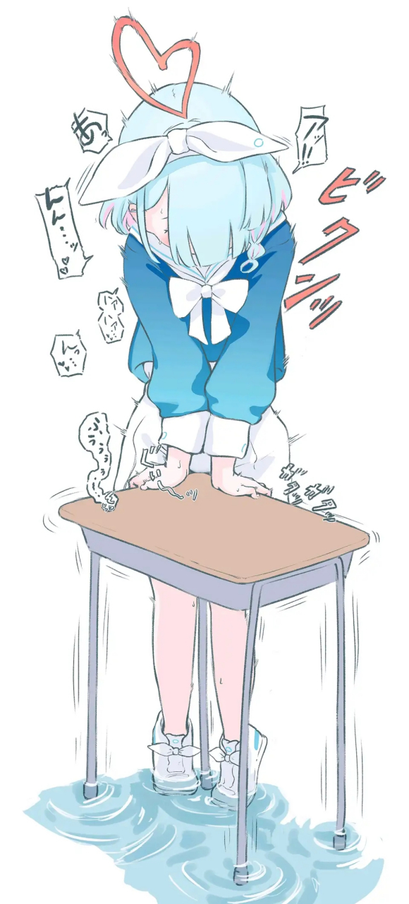 桌子好重啊,阿罗娜搬不动[三哈]#碧蓝档案