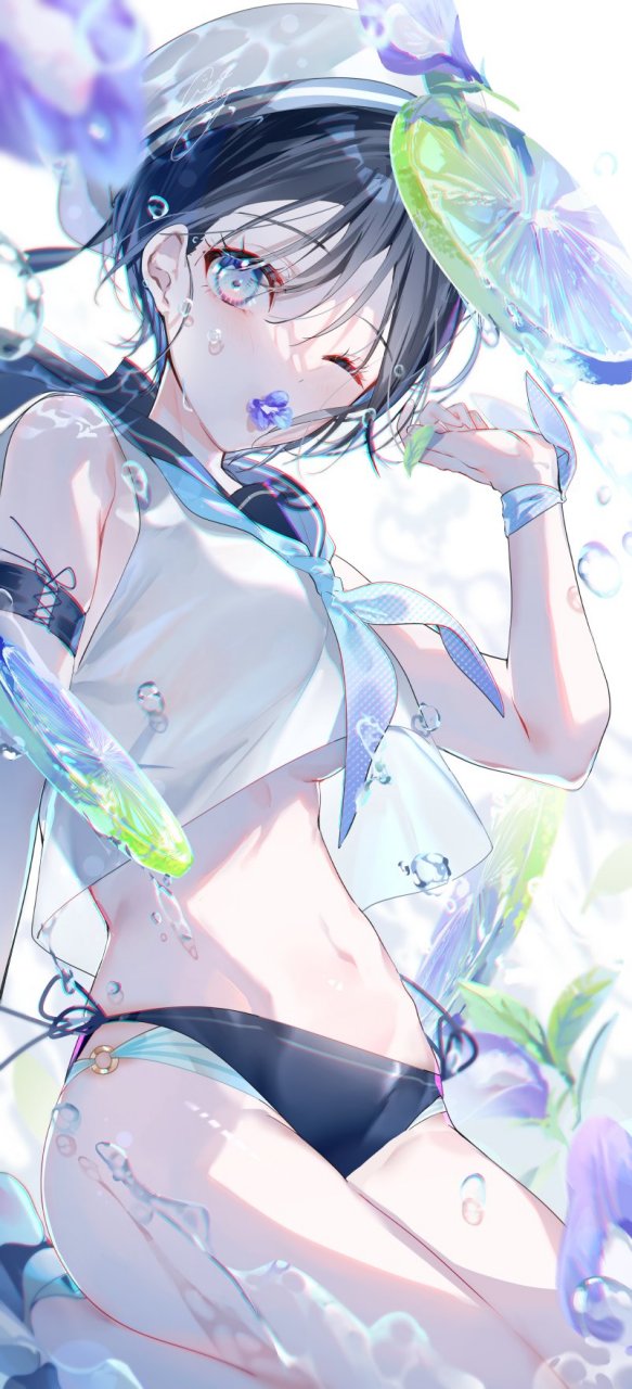 二次元# 水手服少女