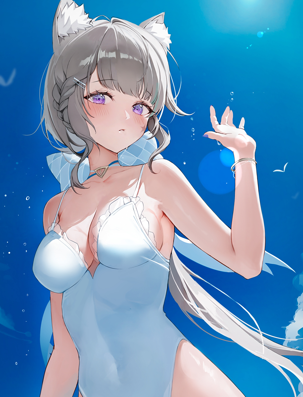 #原神# 换上水着的琳妮特,太戳我xp了[期待] twi:2sham