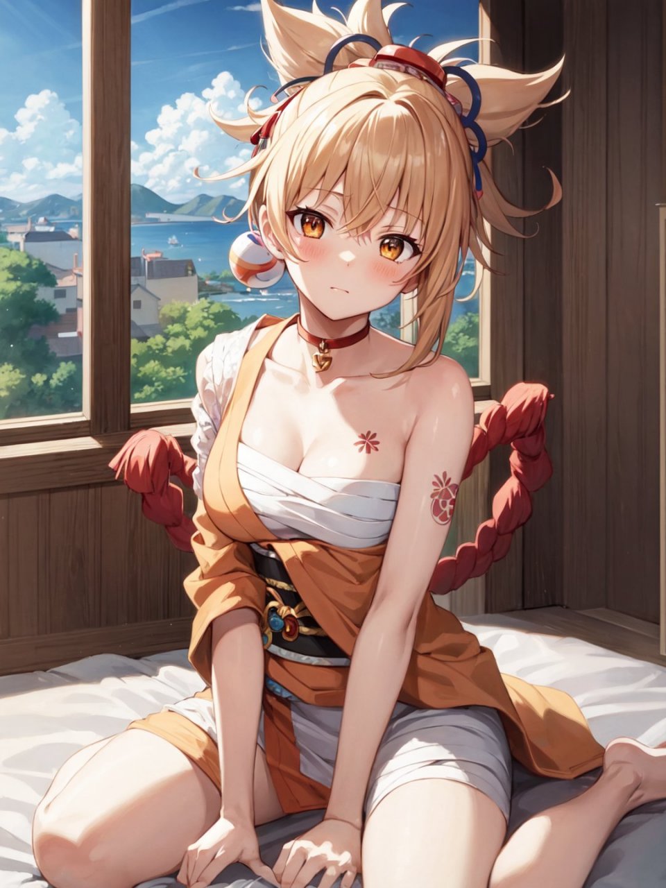 二次元# #原神# 果然宵宫不能没有绷带啊,少了它魅力会大打折扣[二哈