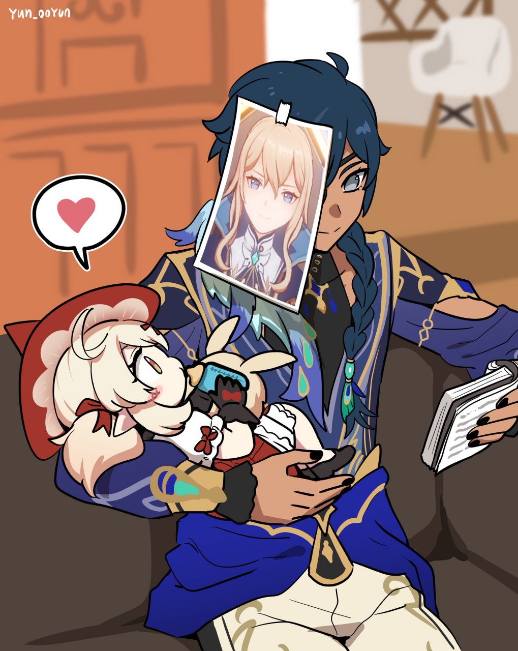 凯亚带娃,小可莉好可爱啊[期待]#原神