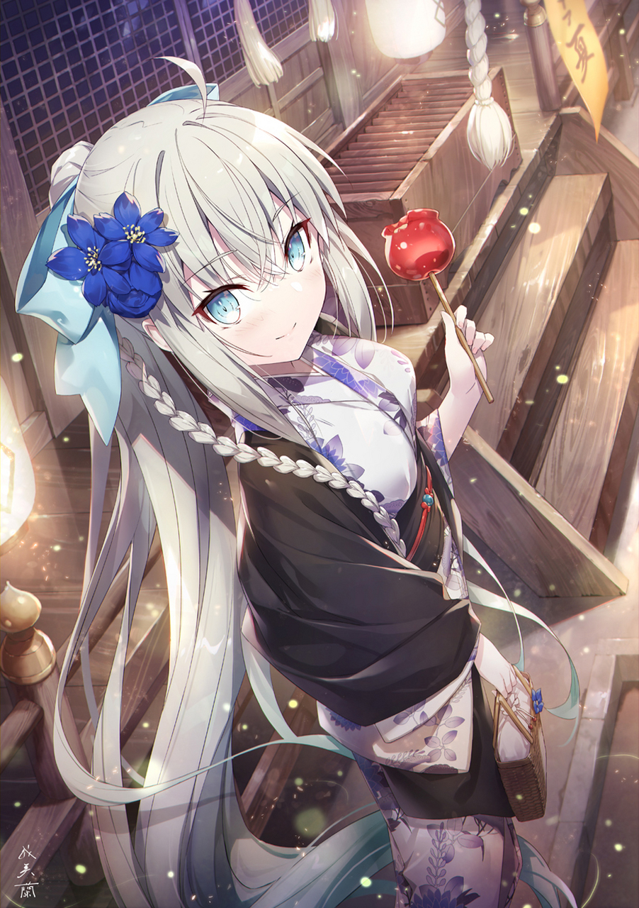 二次元# 和浴衣摩根逛夏日祭典