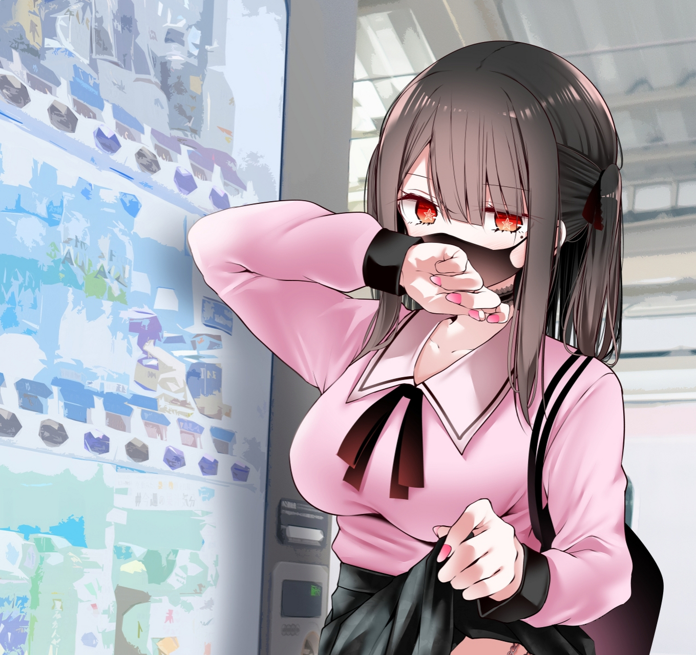 二次元# 在上班路上偶遇的地雷系少女