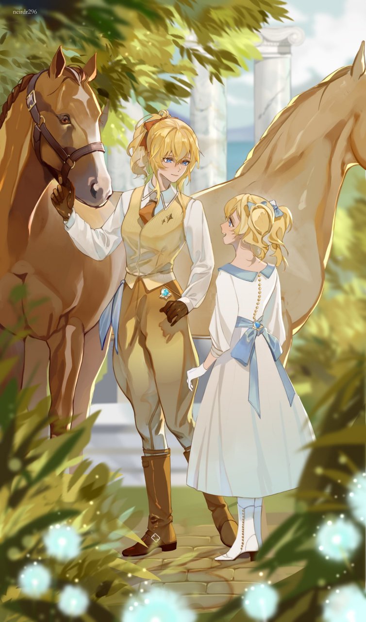 琴与芭芭拉 画师:neirdr296