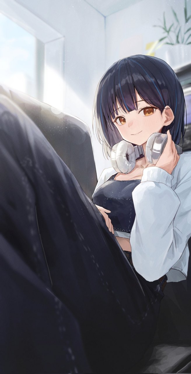 #二次元# 为什么要买这种耳机?没办法两个人一起听歌啊[咒骂]