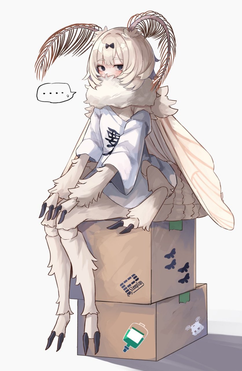 飞蛾萌娘化,你喜欢吗?[二哈]#二次元