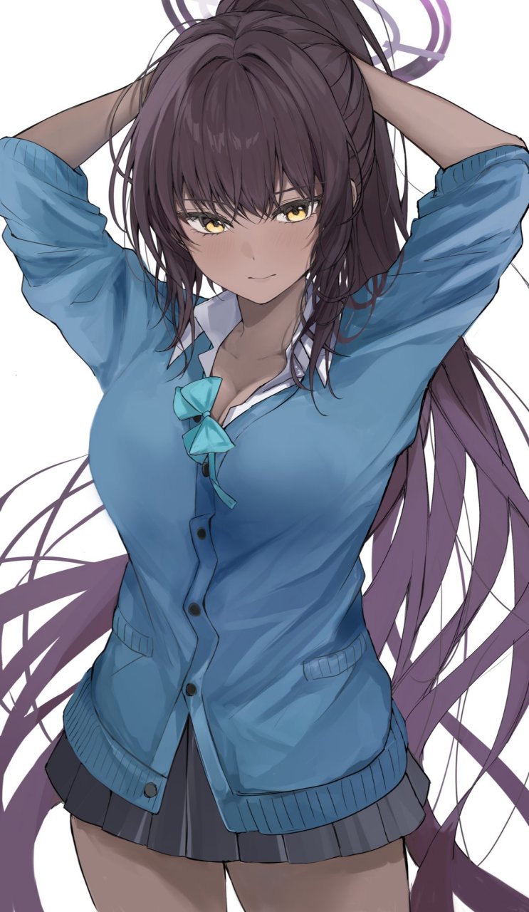 碧蓝档案# #二次元# 角楯花凛,黑皮美人也蛮不错的啊[舔屏]