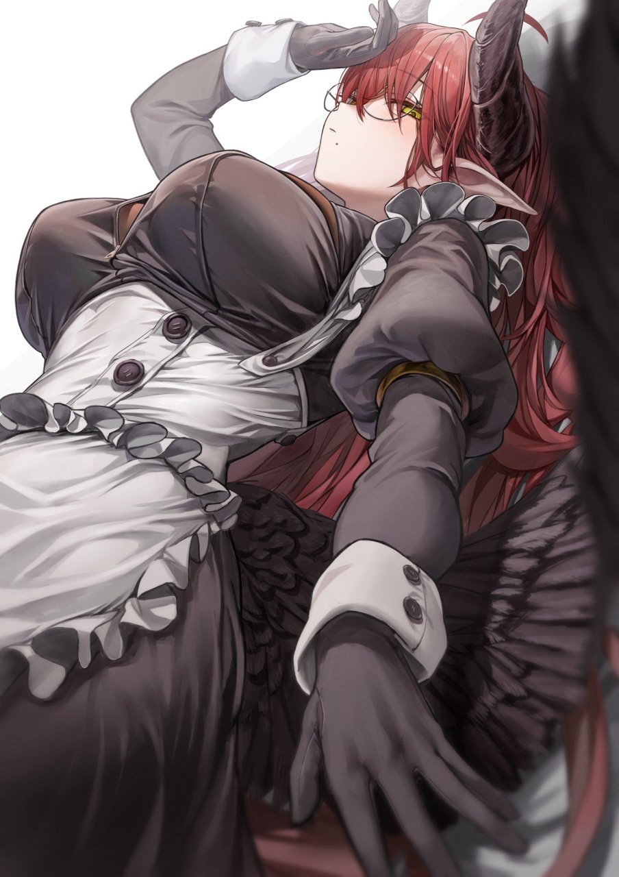 躺在床上休息的女仆,想为她盖好被子[三哈]#二次元