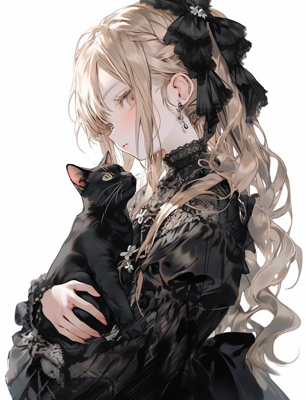 二次元# ai画的黑猫与大小姐[期待] twi:tarte