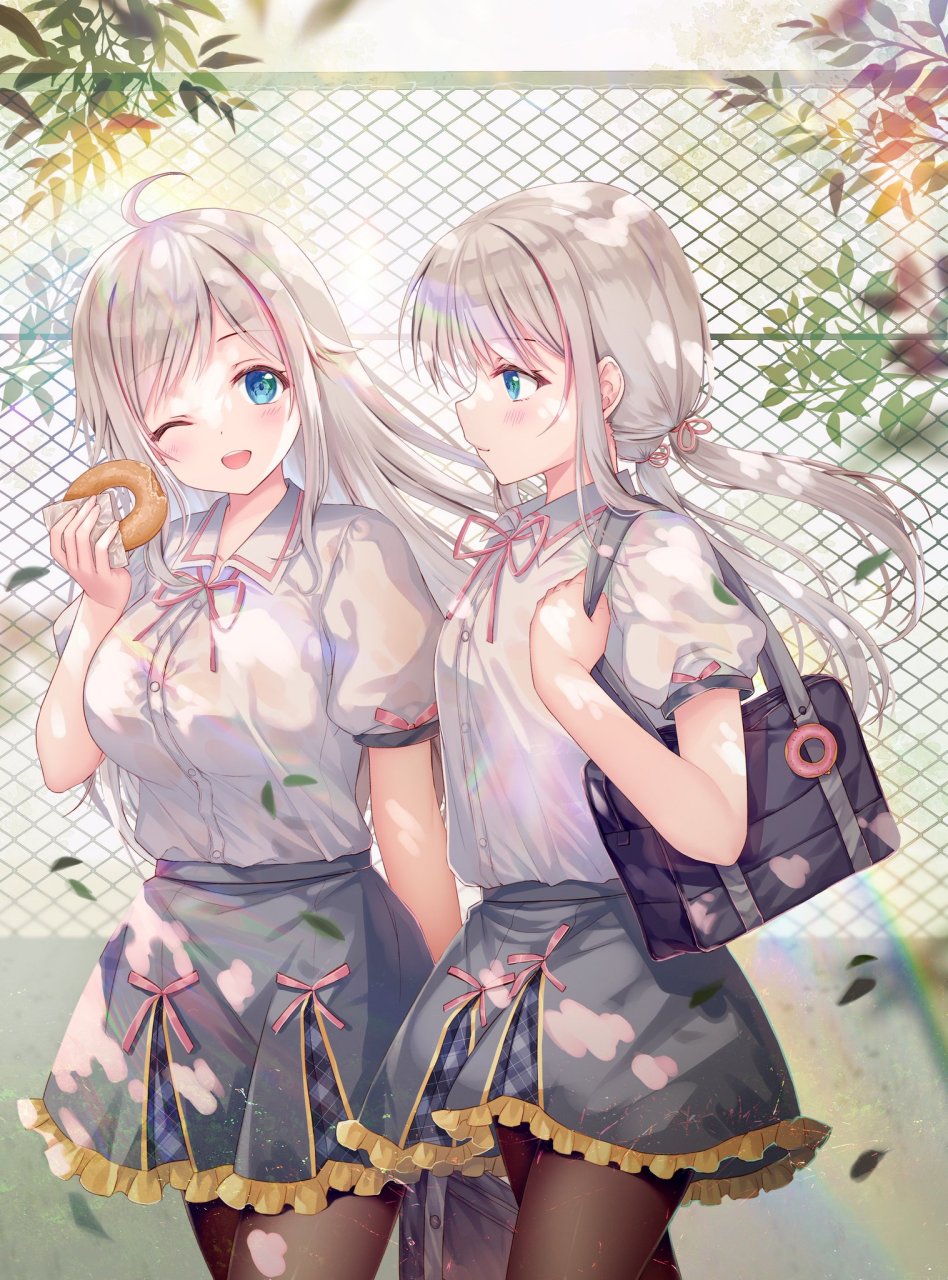 二次元# 一起上学的双胞胎姐妹[期待] twi:twinbox