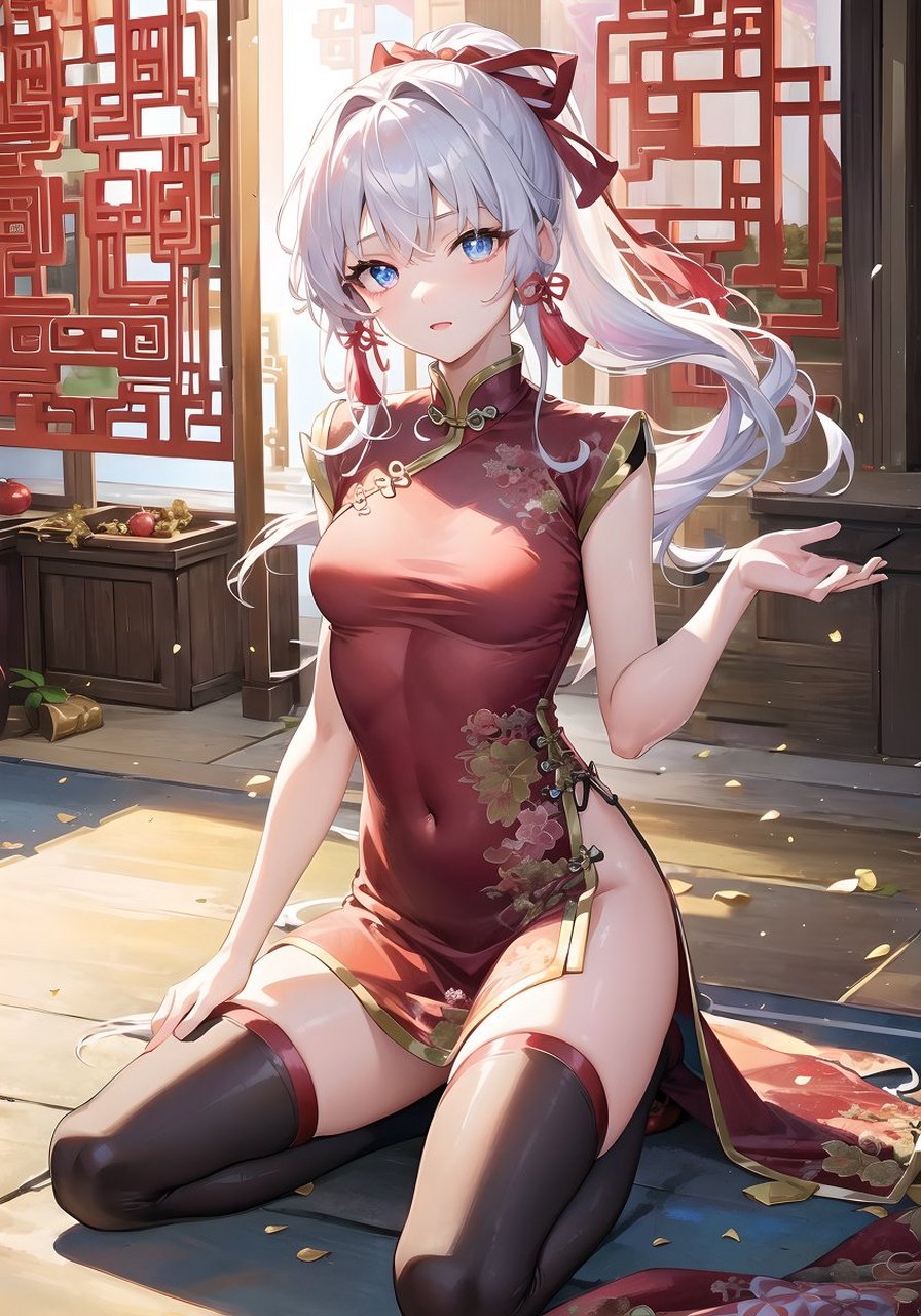 原神# 旗袍绫华