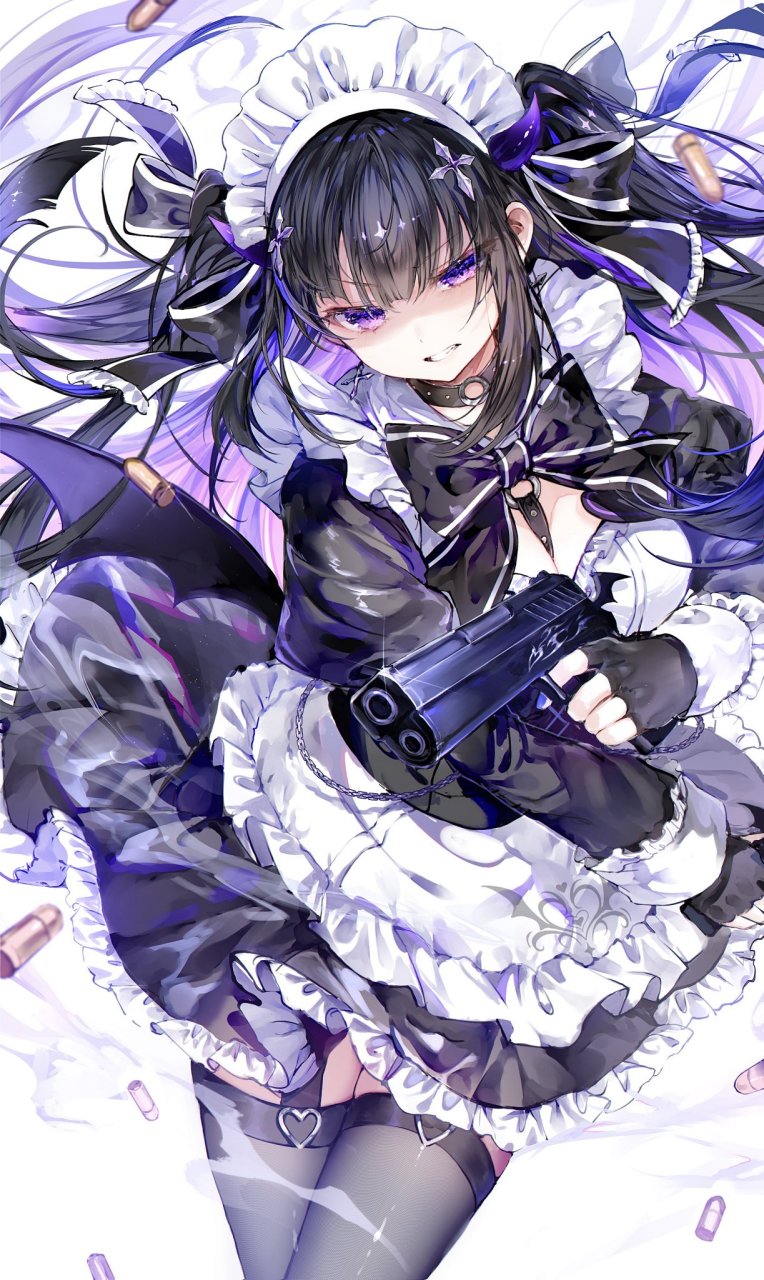 善战的恶魔女仆,感觉好凶啊[惊哭]#二次元