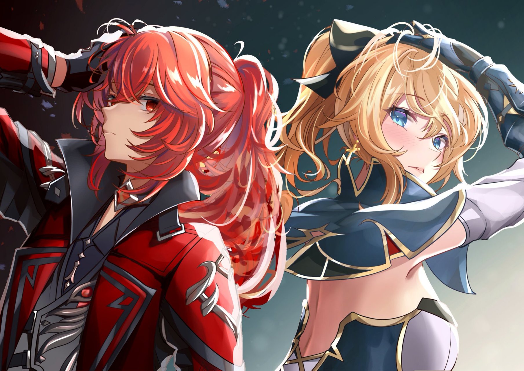 迪卢克与琴 画师:もんちゃそ