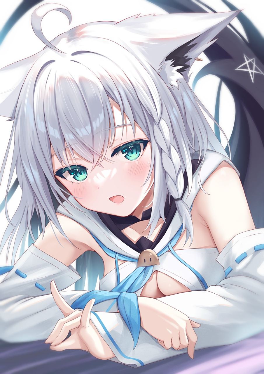 虚拟主播# 狐娘白上吹雪,以前很喜欢看她的直播,世事难预料[捂脸]