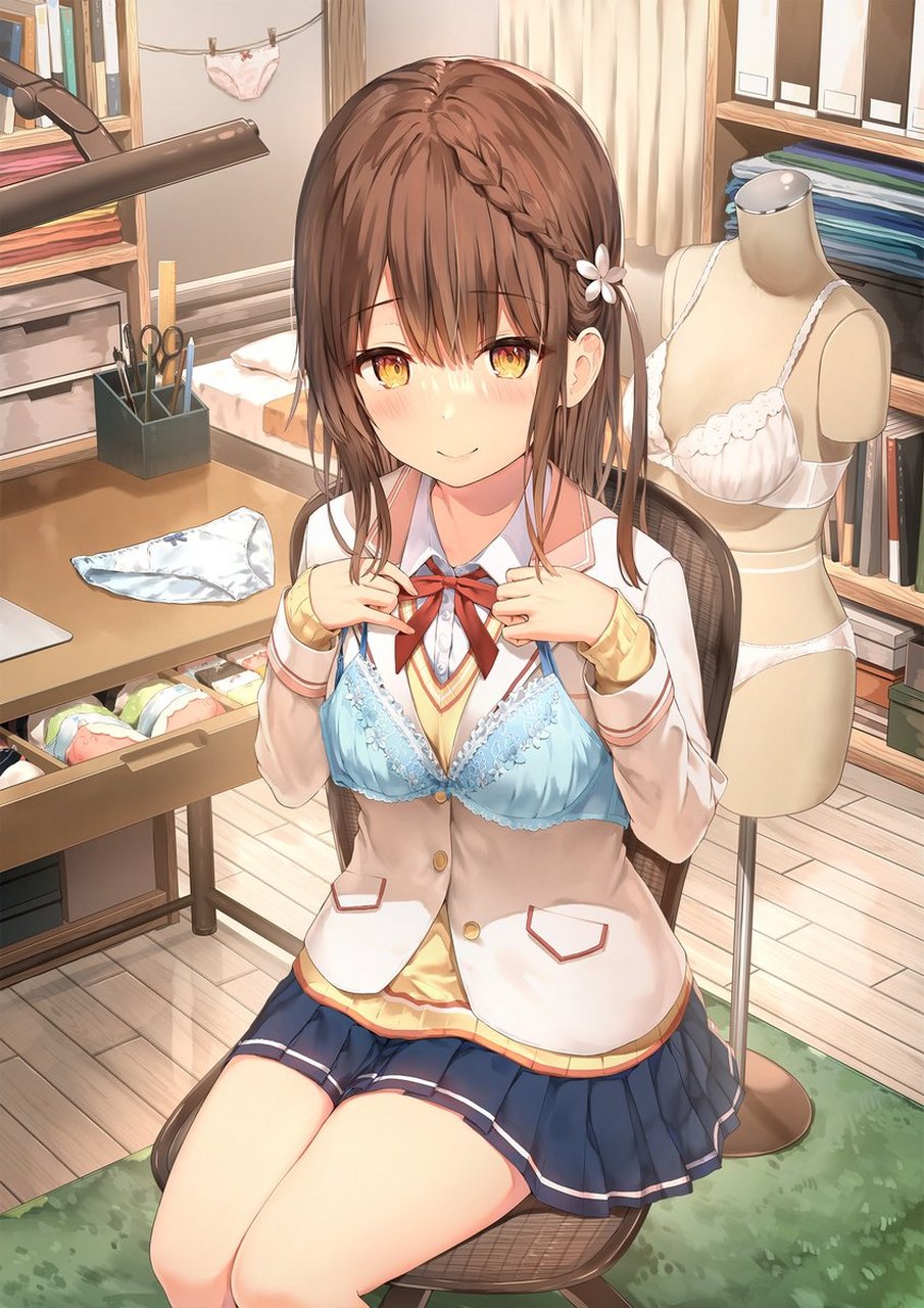 每个女孩都有自己的秘密. 画师:sune