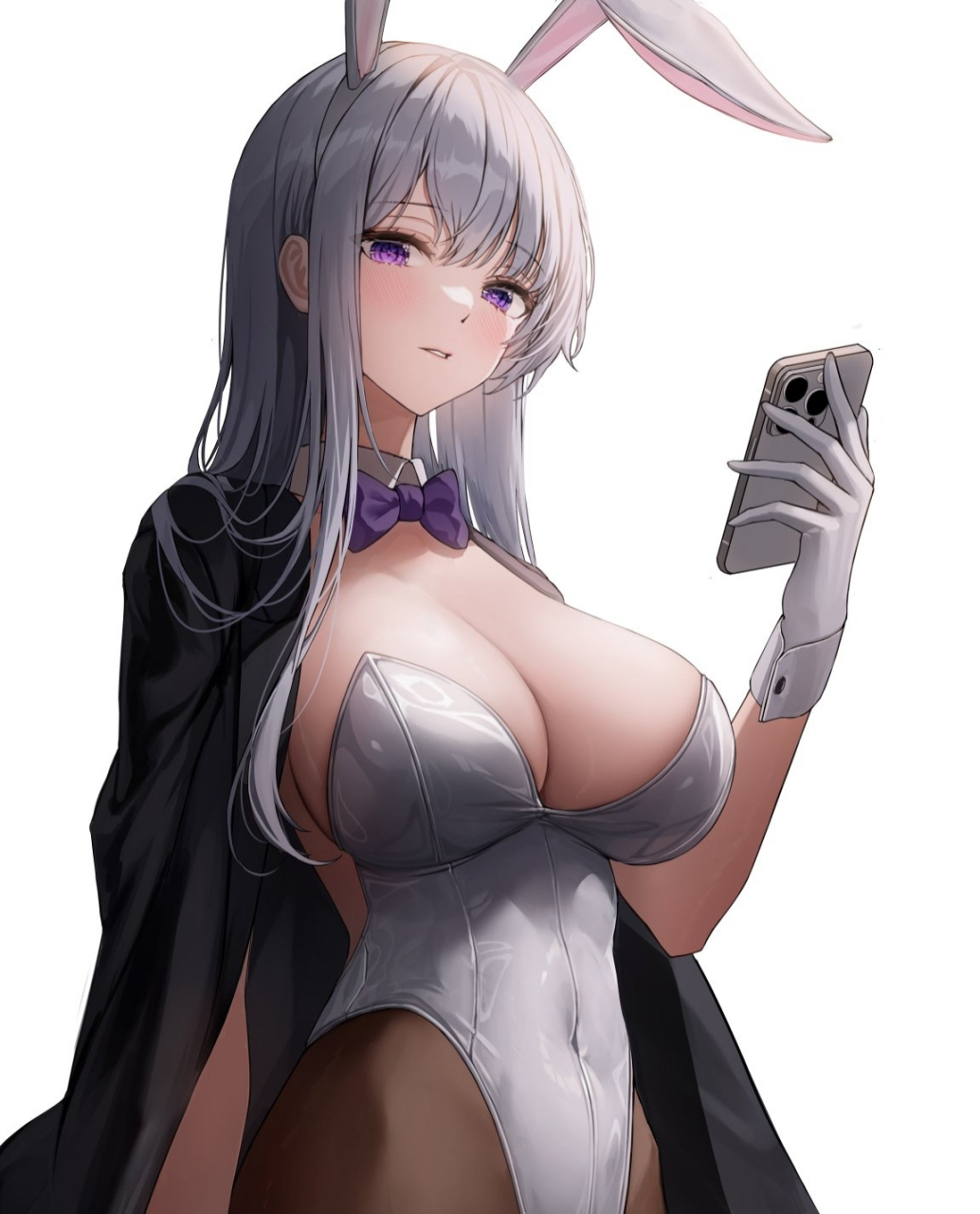 二次元# 玩手机的兔女郎,这谁顶得住啊[三哈]