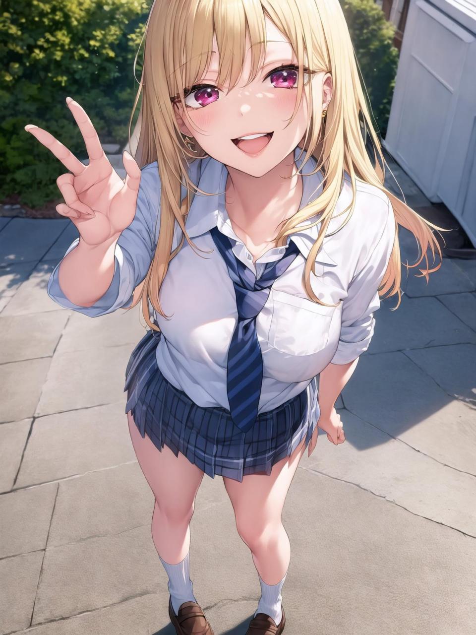 动漫# 拍照的通用姿势是不是剪刀手啊? 还有别的姿势吗?