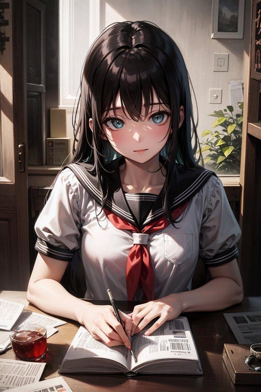 动漫# 今天的作业好难啊,不会的咋整呢?