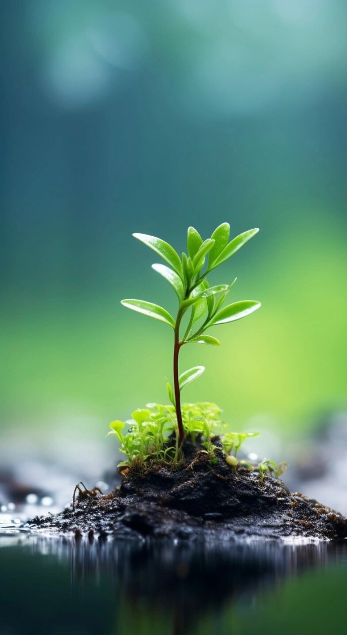 98看看这可爱的小绿芽,形状像极了一颗爱心95,仿佛在告诉我们,每