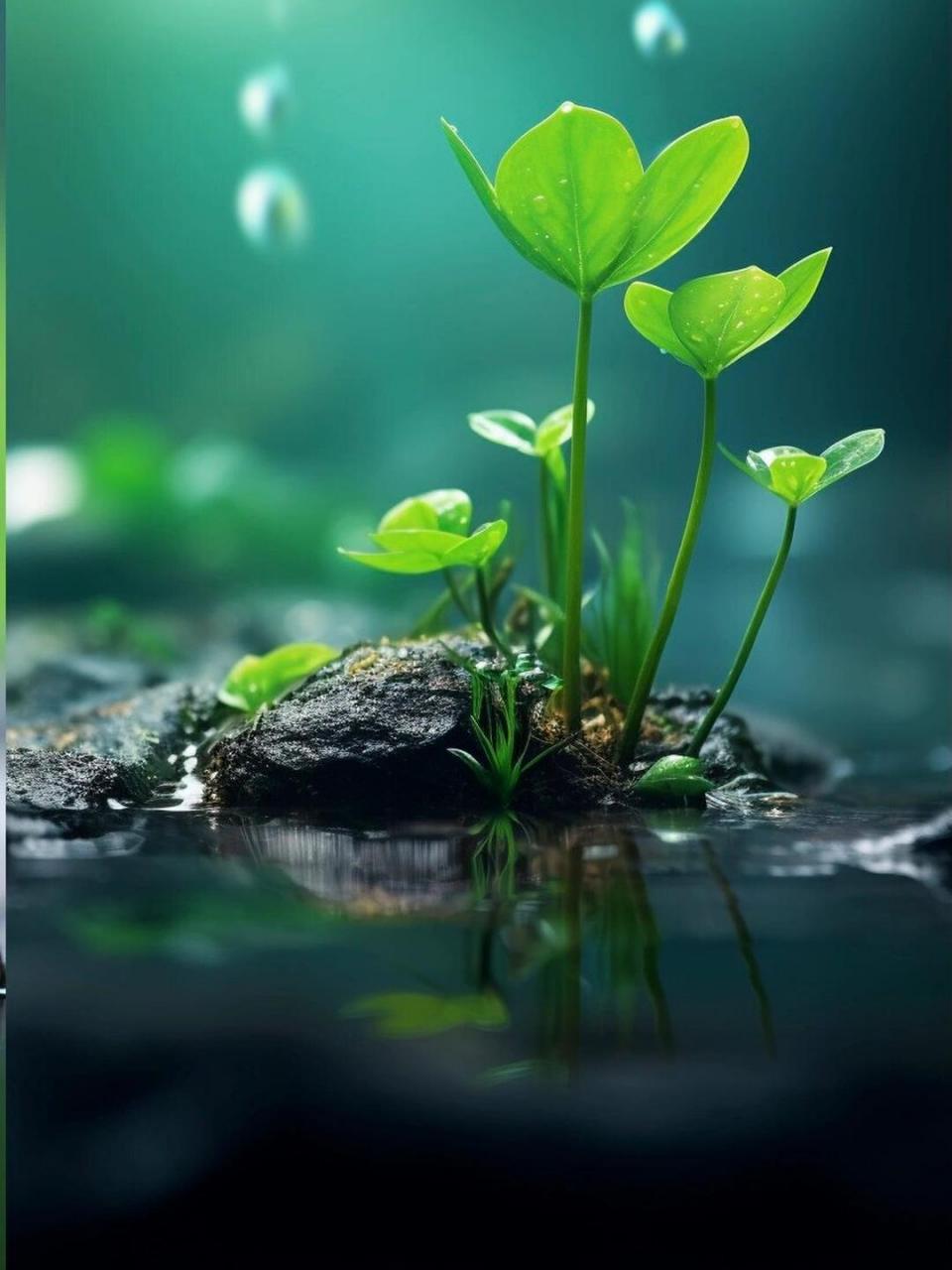 98看看这可爱的小绿芽,形状像极了一颗爱心95,仿佛在告诉我们,每