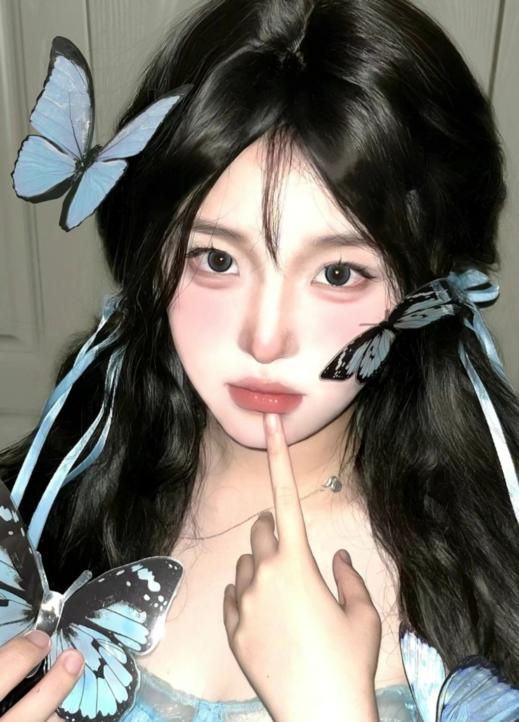 超好看网图蝴蝶女头像,第一期