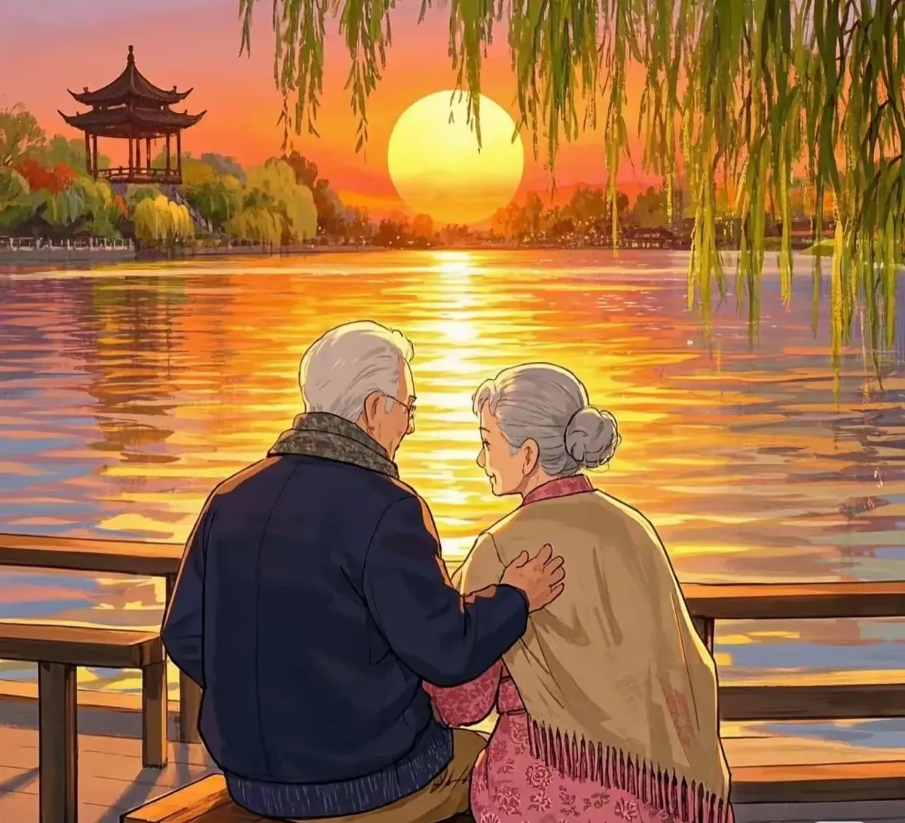 结婚的意义就是找到一个人能够爱你一辈子相濡以沫意境唯美图片祸姻