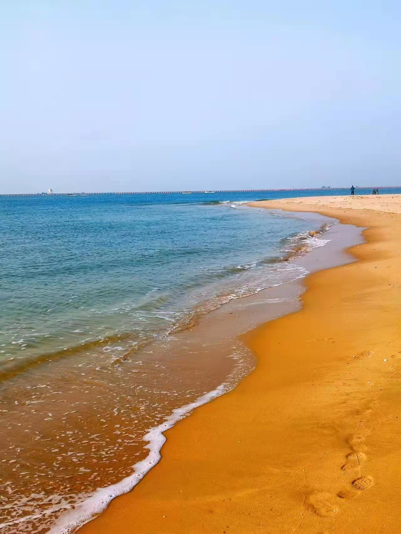 北海最后一块没有商业化的海滩了