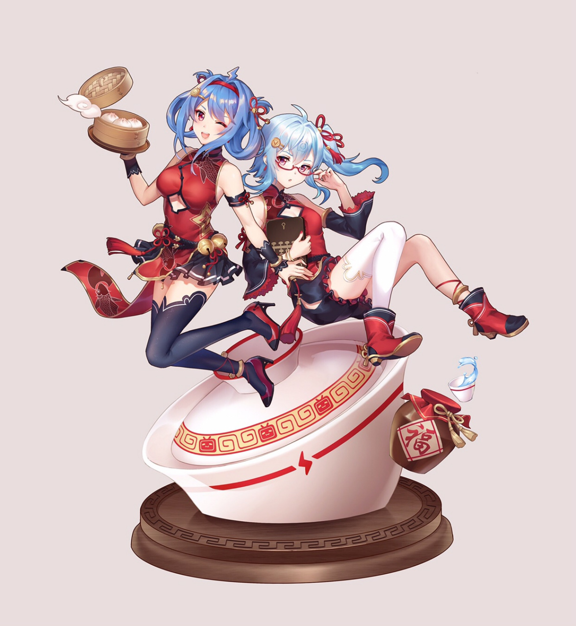 b站# #二次元# #2233娘图片分享#  蟠  盛 宴[滑稽]